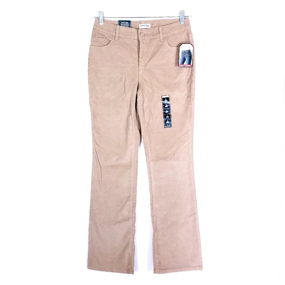 St. John's Bay Women Pant Secretly Slender Mid Rise Size 8 - NWT